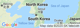 Gangwon Do map